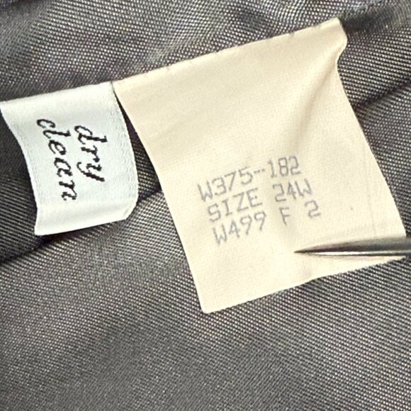 Vintage Pendleton Gray Wool Blazer Single Button Lined USA Made Size 24W - Picture 12 of 12